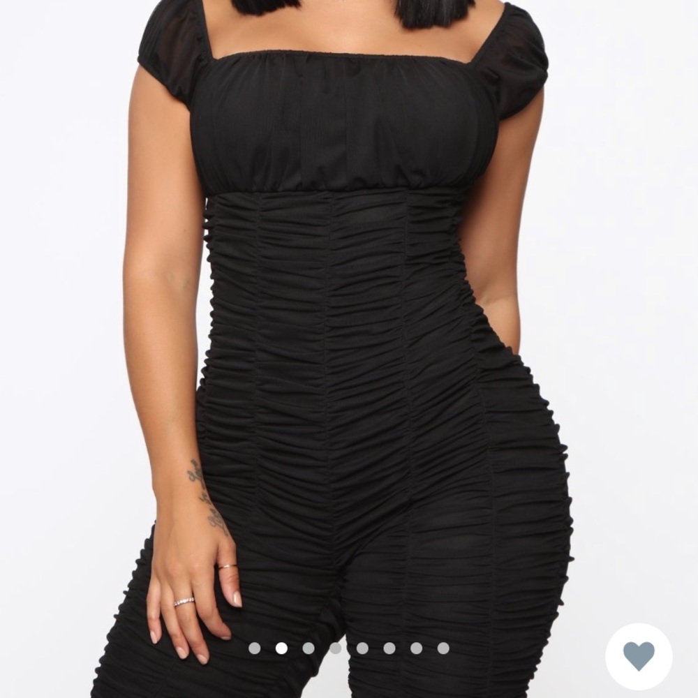 Peri ruched jumpsuit